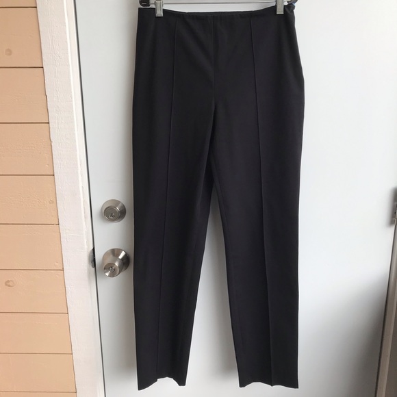 Max Mara Black Cropped Straight Leg Pants - Picture 4 of 11
